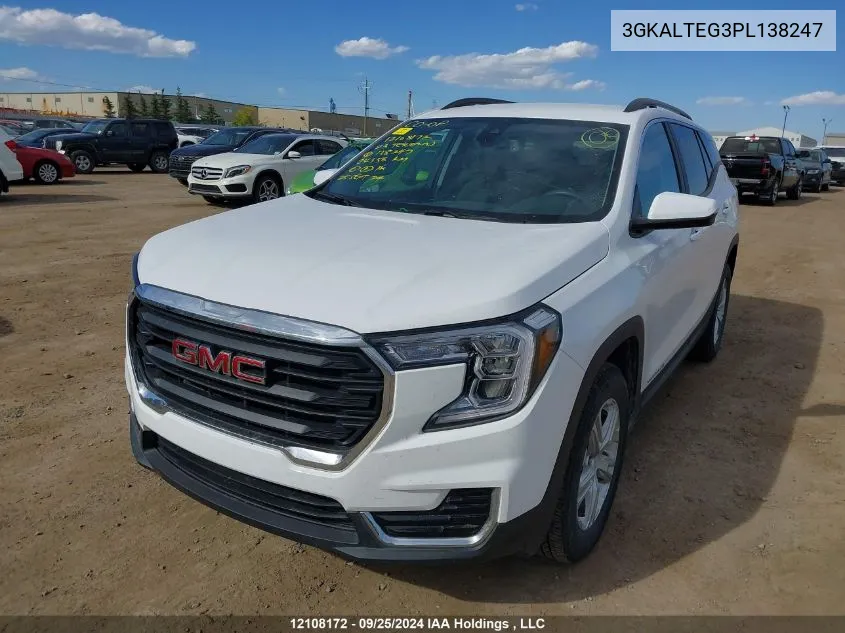 2023 GMC Terrain VIN: 3GKALTEG3PL138247 Lot: 12108172