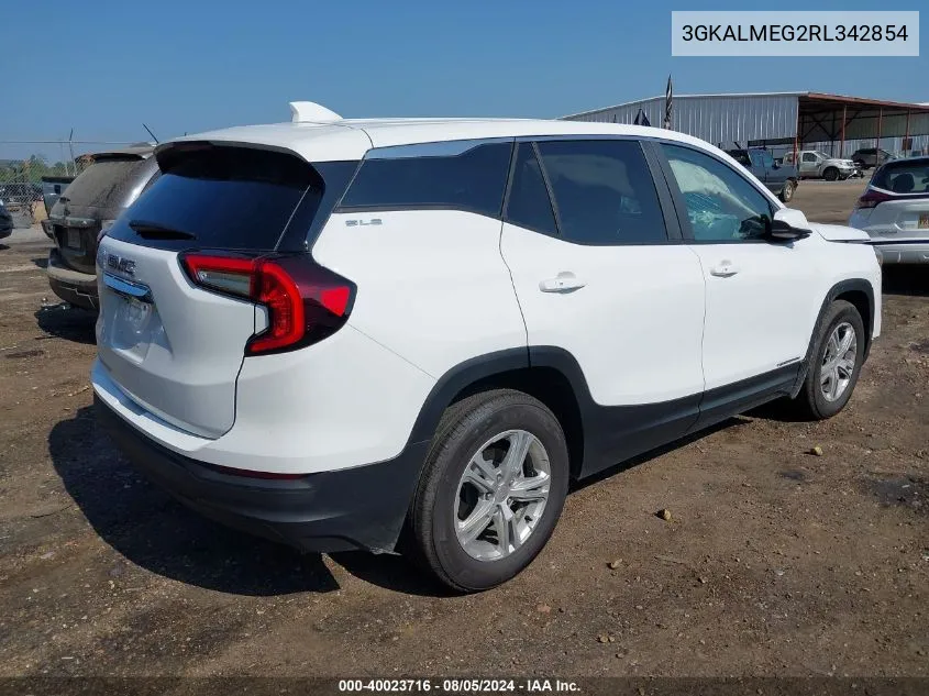 2024 GMC Terrain Sle VIN: 3GKALMEG2RL342854 Lot: 40023716