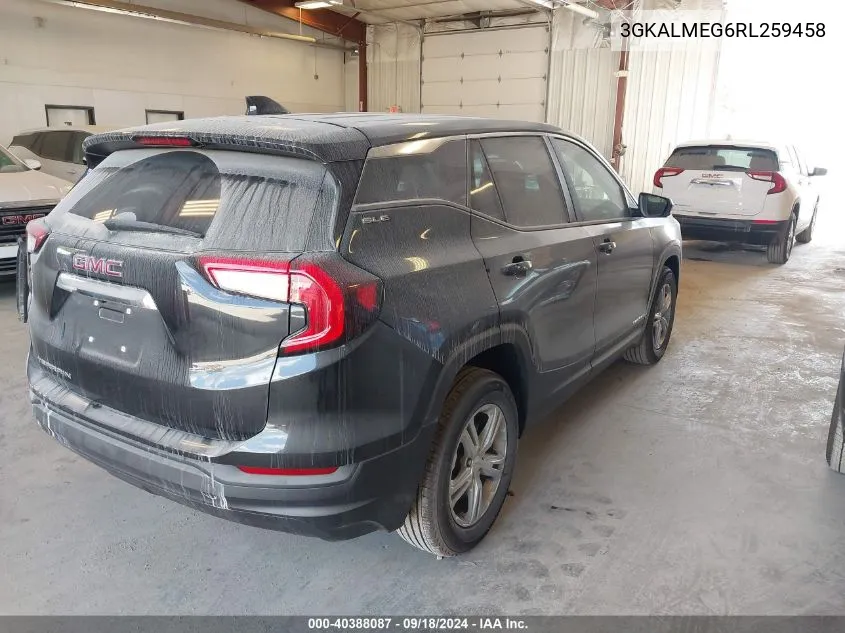 2024 GMC Terrain Fwd Sle VIN: 3GKALMEG6RL259458 Lot: 40388087