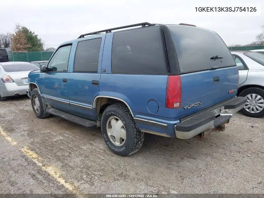 1GKEK13K3SJ754126 1995 GMC Yukon