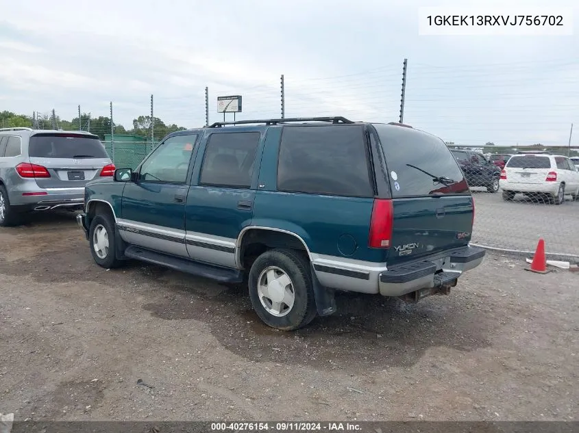 1GKEK13RXVJ756702 1997 GMC Yukon Sle