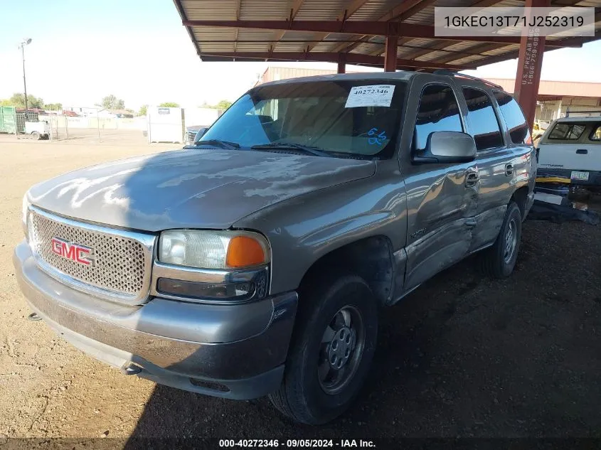 1GKEC13T71J252319 2001 GMC Yukon