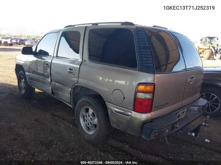 1GKEC13T71J252319 2001 GMC Yukon