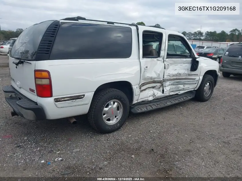 3GKEC16TX1G209168 2001 GMC Yukon Xl 1500 Slt