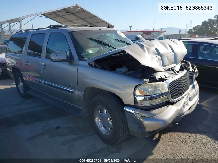 3GKEC16T62G355343 2002 GMC Yukon Xl C1500