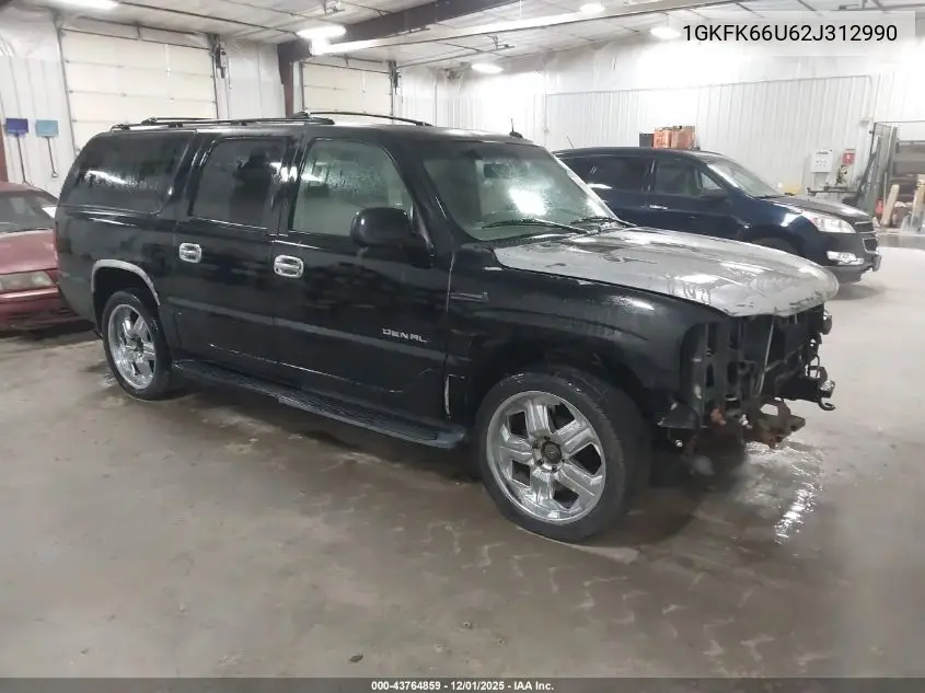 1GKFK66U62J312990 2002 GMC Yukon Xl 1500 Denali
