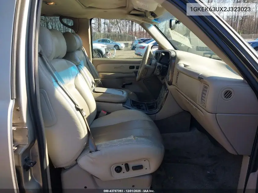 1GKEK63UX2J323023 2002 GMC Yukon Denali