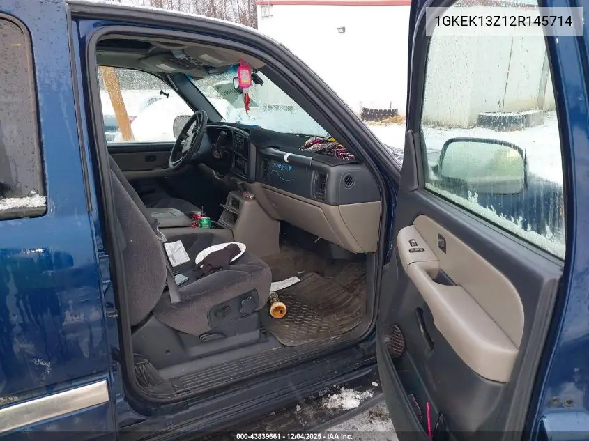 1GKEK13Z12R145714 2002 GMC Yukon Sle