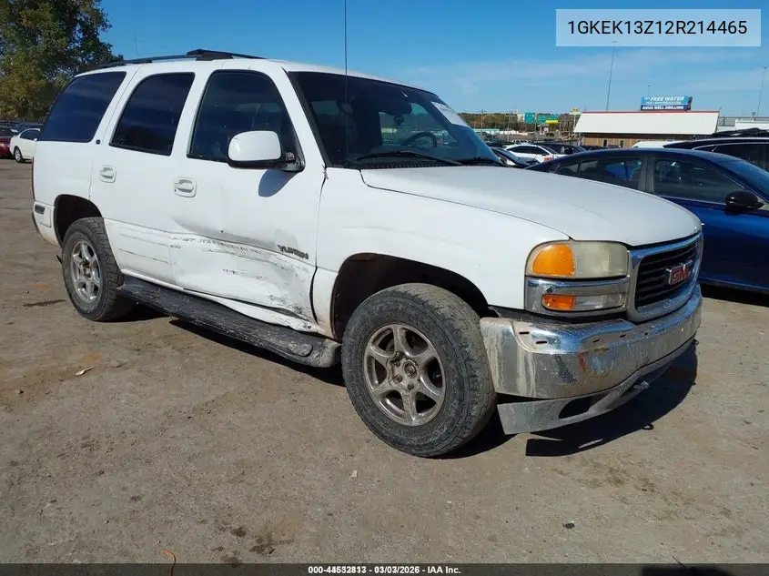 1GKEK13Z12R214465 2002 GMC Yukon Sle