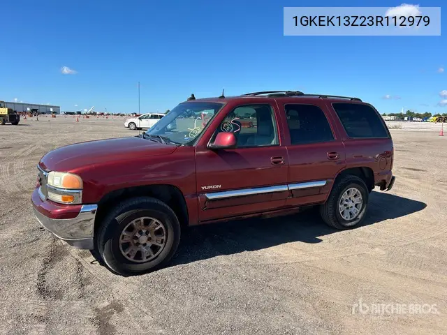 1GKEK13Z23R112979 2003 GMC Yukon 2003 GMC Yukon 4Wd Suv
