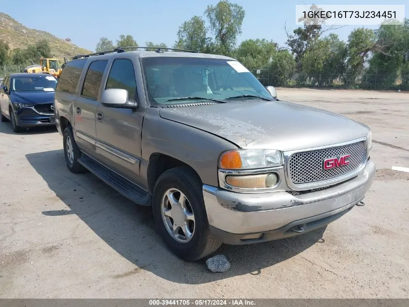 2003 GMC Yukon Xl 1500 Slt VIN: 1GKEC16T73J234451 Lot: 39441705