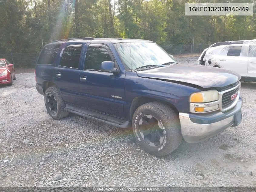 2003 GMC Yukon Slt VIN: 1GKEC13Z33R160469 Lot: 40420666