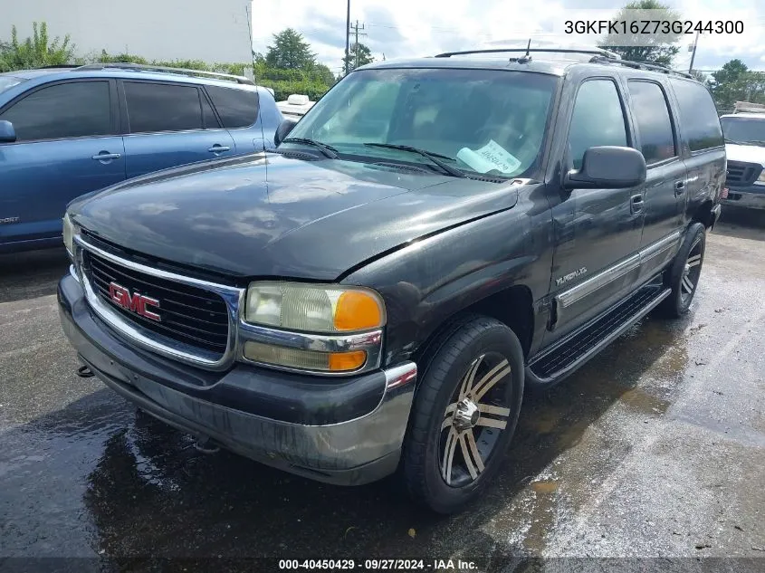 2003 GMC Yukon Xl 1500 Slt VIN: 3GKFK16Z73G244300 Lot: 40450429