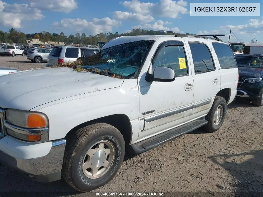 2003 GMC Yukon Slt VIN: 1GKEK13ZX3R162657 Lot: 40541764