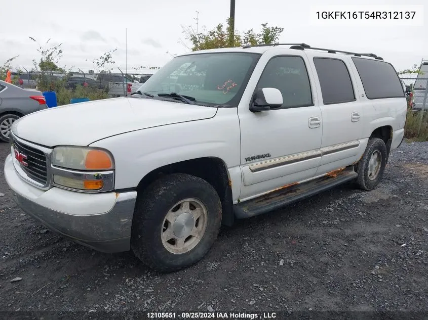 1GKFK16T54R312137 2004 GMC Yukon Xl