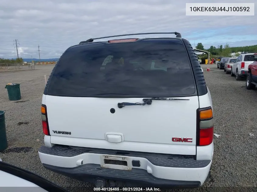 1GKEK63U44J100592 2004 GMC Yukon Denali