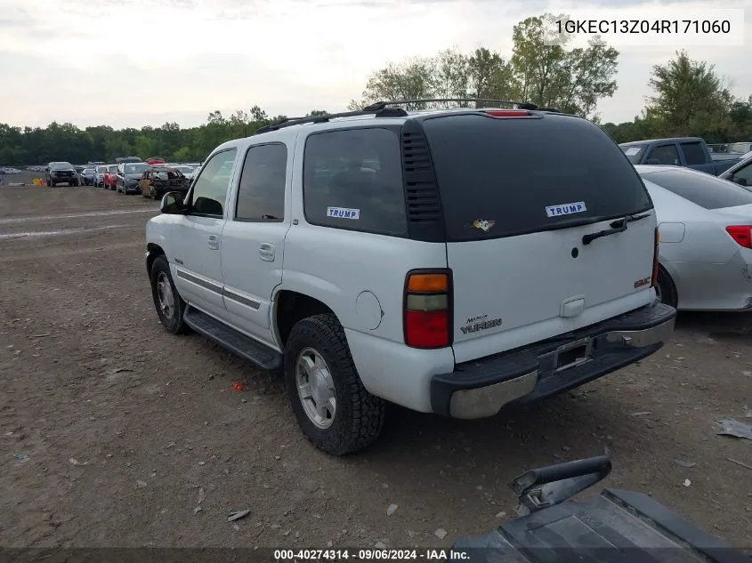 1GKEC13Z04R171060 2004 GMC Yukon