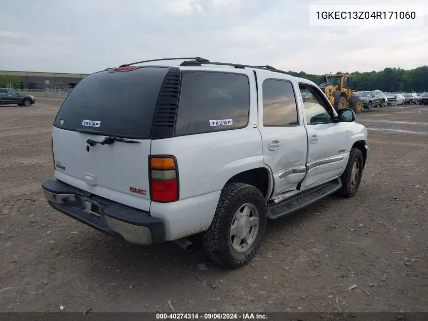 1GKEC13Z04R171060 2004 GMC Yukon