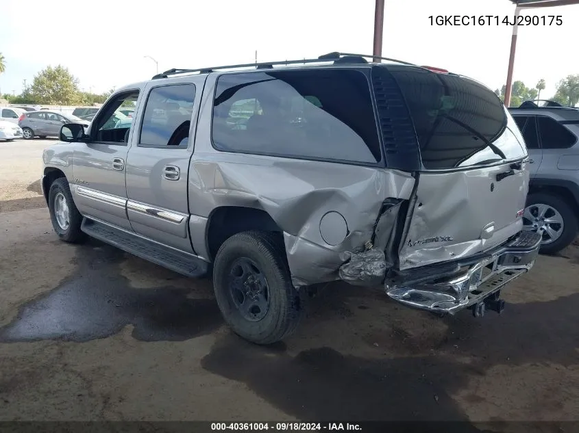 1GKEC16T14J290175 2004 GMC Yukon Xl 1500 Sle