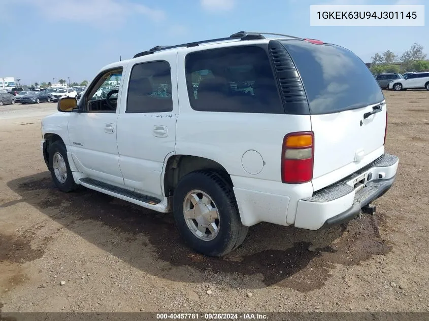 1GKEK63U94J301145 2004 GMC Yukon Denali