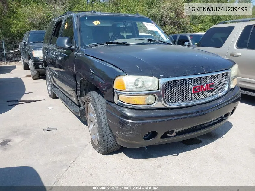 1GKEK63U74J239499 2004 GMC Yukon Denali