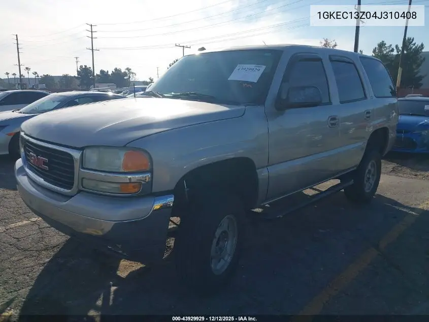 1GKEC13Z04J310408 2004 GMC Yukon Slt