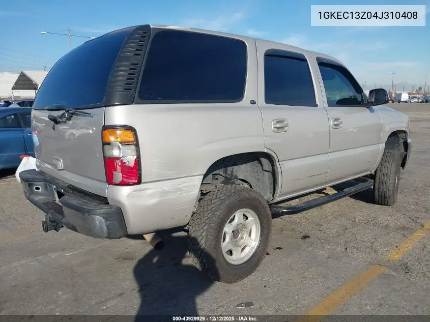 1GKEC13Z04J310408 2004 GMC Yukon Slt
