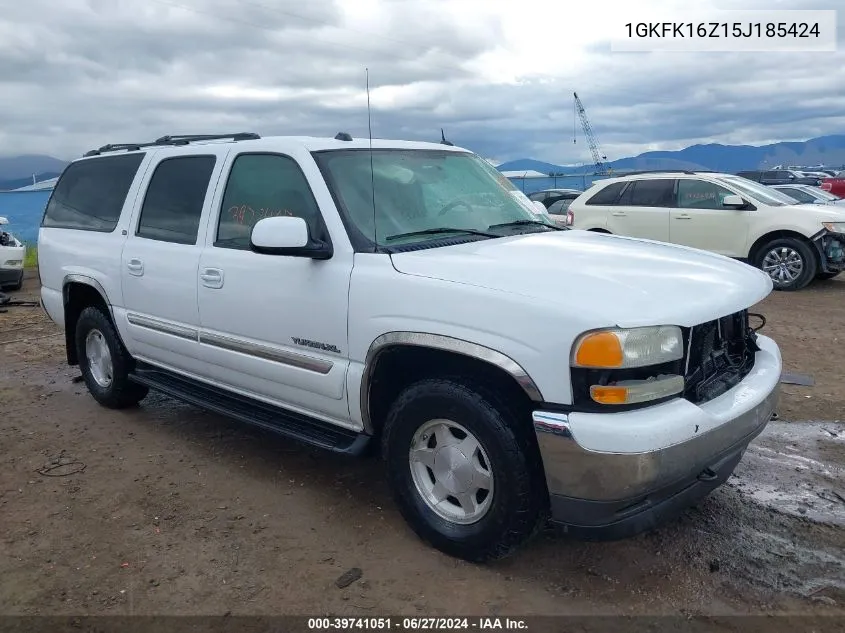 2005 GMC Yukon Xl 1500 Slt VIN: 1GKFK16Z15J185424 Lot: 39741051