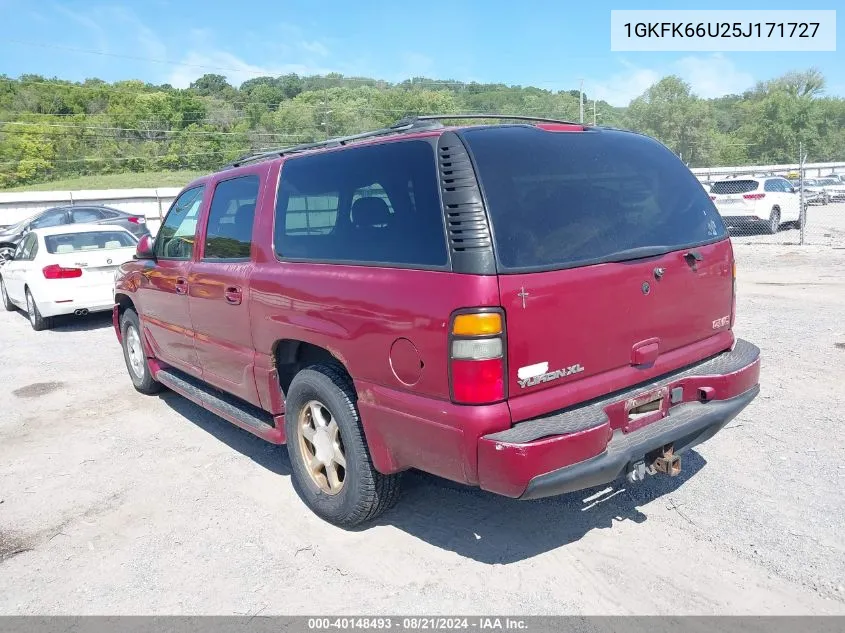 1GKFK66U25J171727 2005 GMC Yukon Xl 1500 Denali