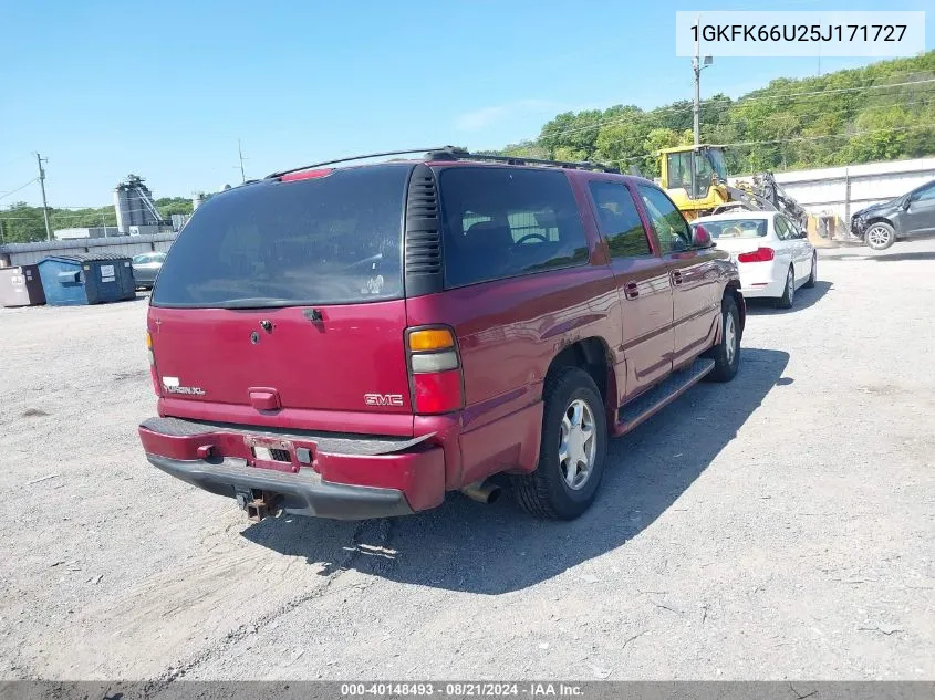 1GKFK66U25J171727 2005 GMC Yukon Xl 1500 Denali