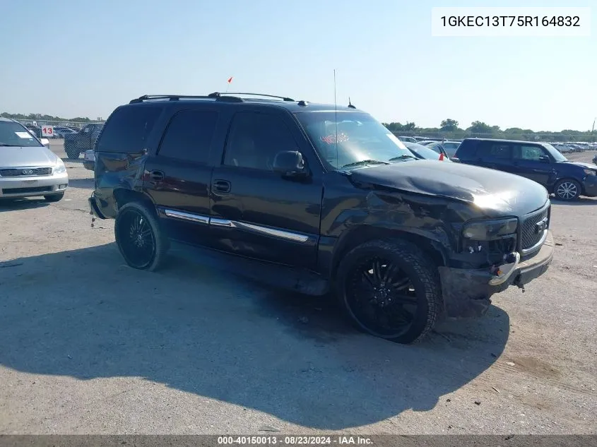 2005 GMC Yukon Slt VIN: 1GKEC13T75R164832 Lot: 40150013