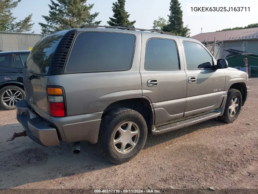 2005 GMC Yukon Denali VIN: 1GKEK63U25J163711 Lot: 40317110