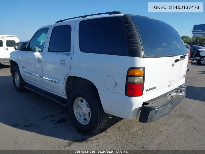 1GKEC13T45J137473 2005 GMC Yukon Sle