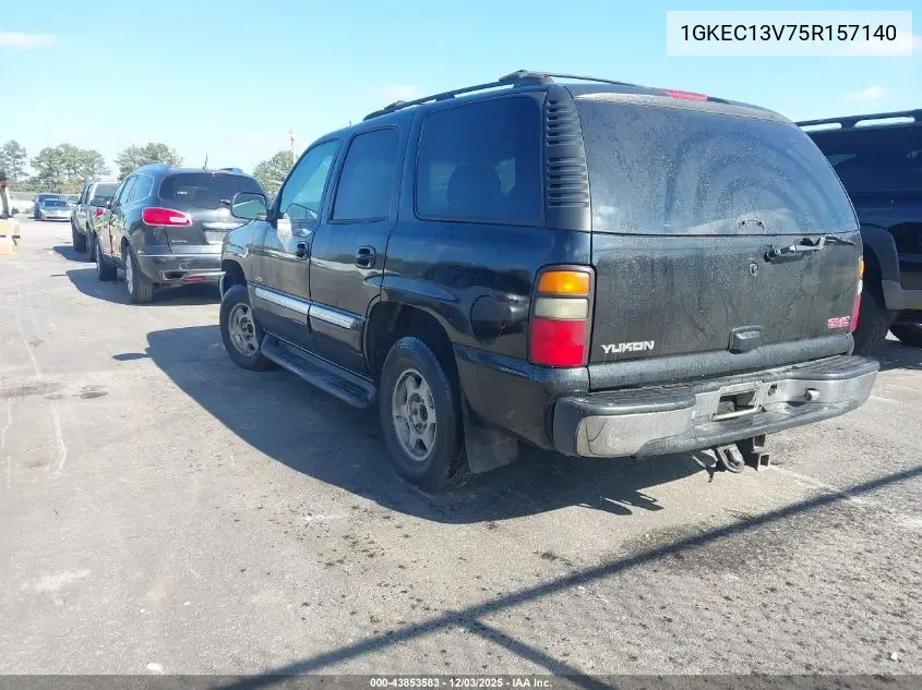 1GKEC13V75R157140 2005 GMC Yukon Slt