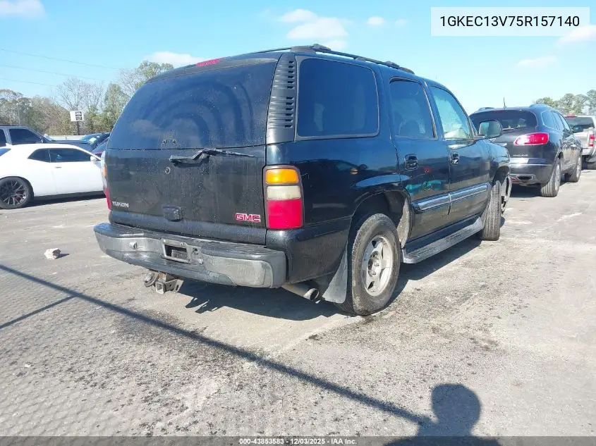 1GKEC13V75R157140 2005 GMC Yukon Slt