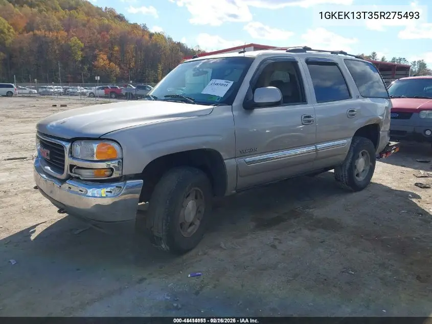 1GKEK13T35R275493 2005 GMC Yukon Slt