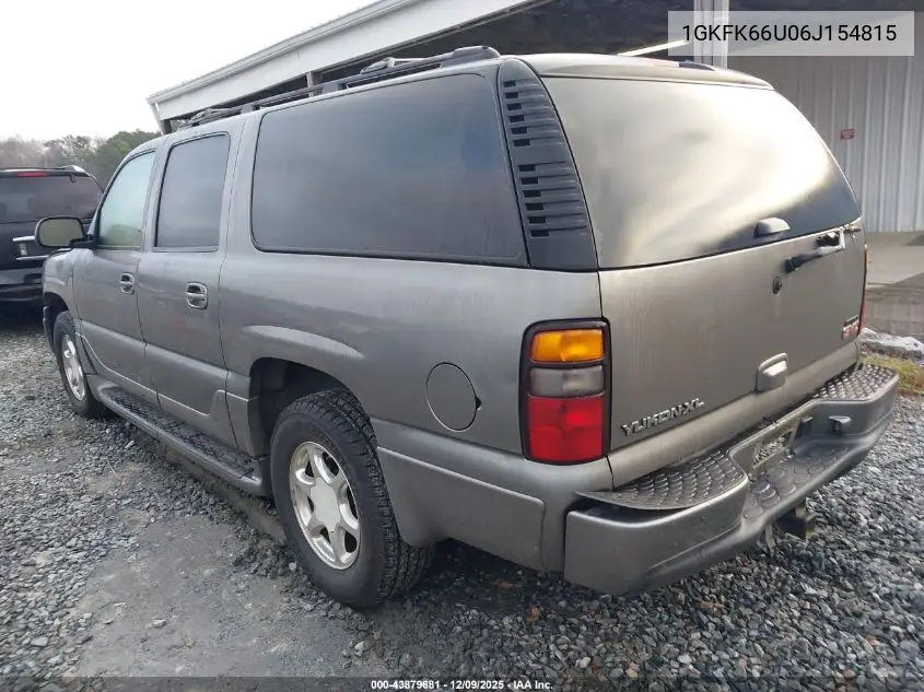1GKFK66U06J154815 2006 GMC Yukon Xl 1500 Denali