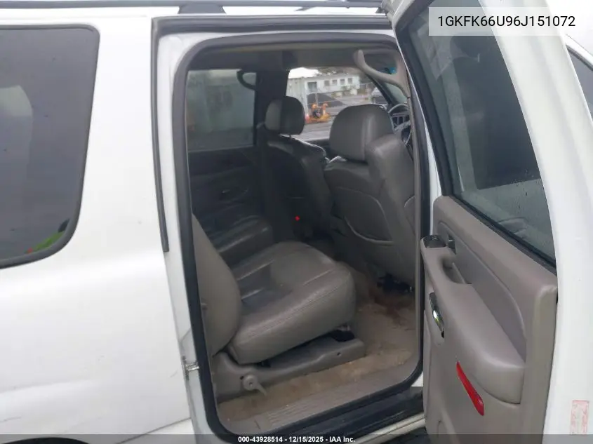 1GKFK66U96J151072 2006 GMC Yukon Xl 1500 Denali