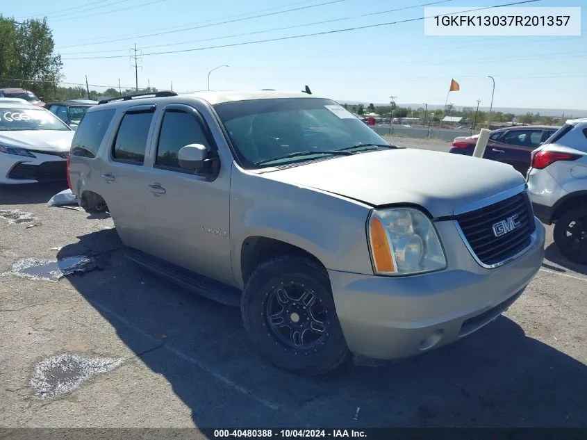 1GKFK13037R201357 2007 GMC Yukon Commercial Fleet