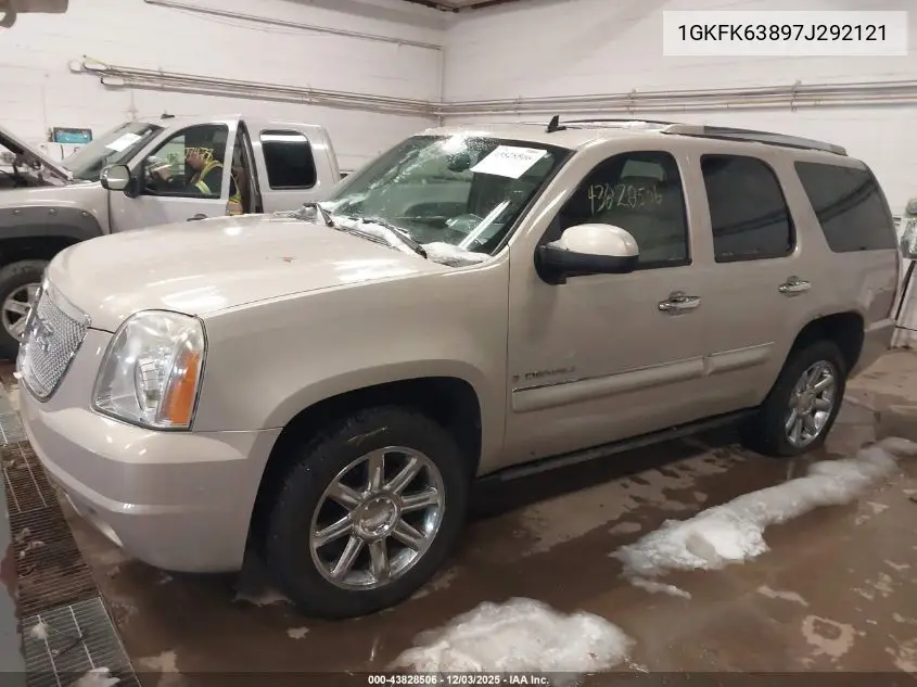 1GKFK63897J292121 2007 GMC Yukon Denali