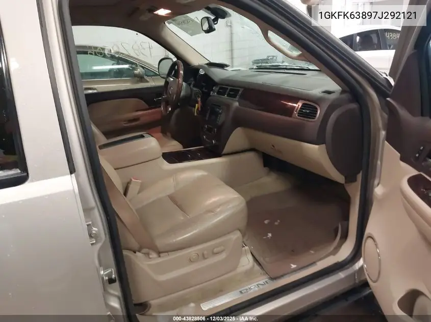 1GKFK63897J292121 2007 GMC Yukon Denali