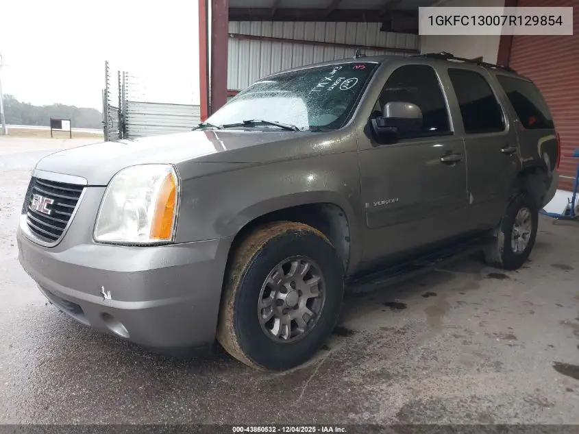 1GKFC13007R129854 2007 GMC Yukon Slt