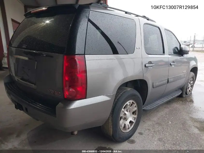 1GKFC13007R129854 2007 GMC Yukon Slt