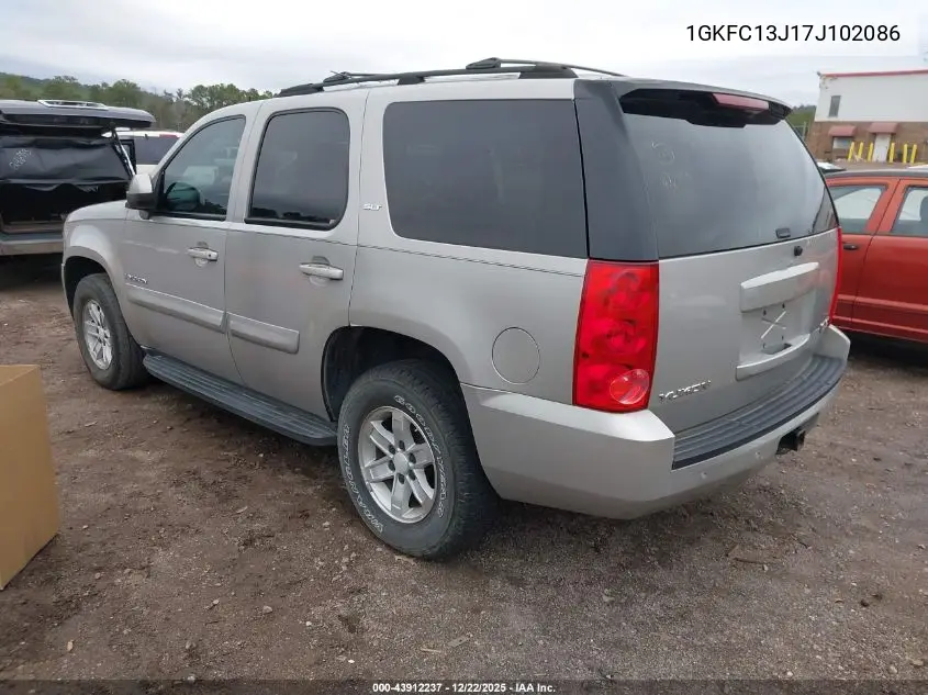 1GKFC13J17J102086 2007 GMC Yukon Slt