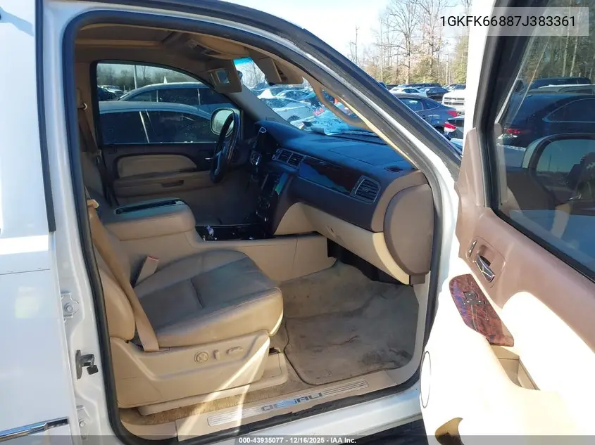 1GKFK66887J383361 2007 GMC Yukon Xl 1500 Denali