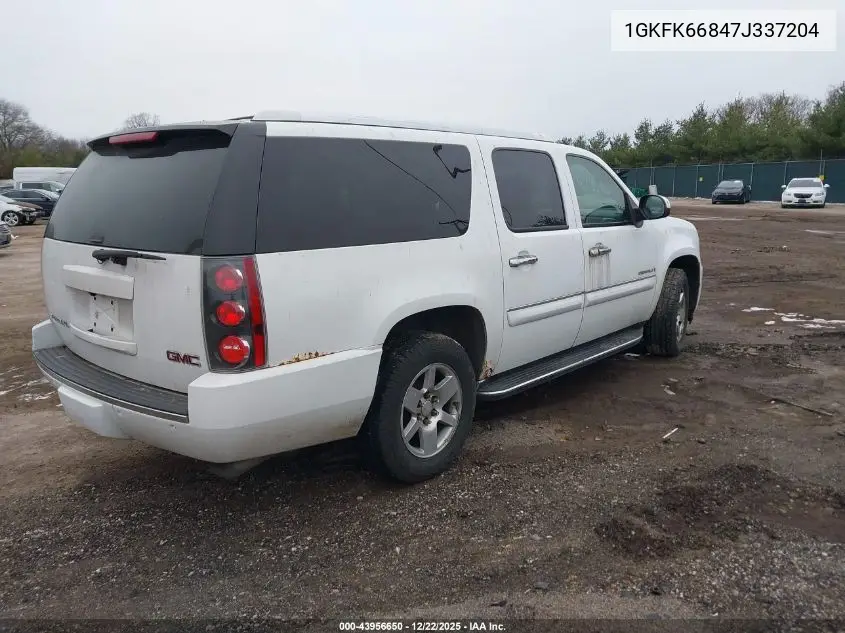 1GKFK66847J337204 2007 GMC Yukon Xl 1500 Denali