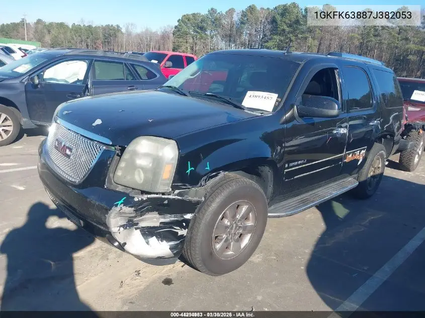 1GKFK63887J382053 2007 GMC Yukon Denali