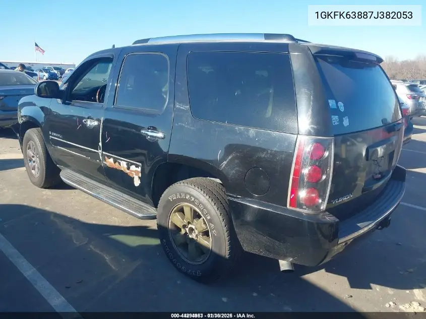 1GKFK63887J382053 2007 GMC Yukon Denali