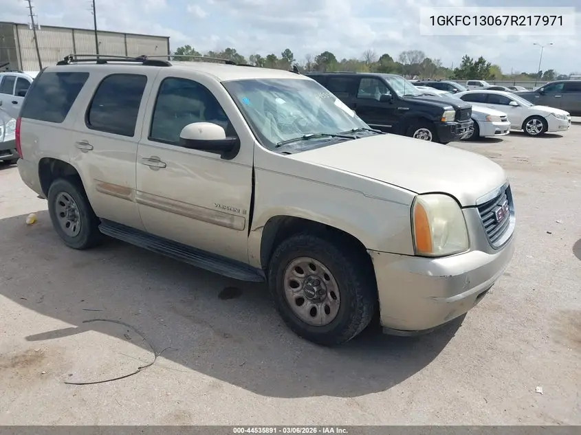 1GKFC13067R217971 2007 GMC Yukon Sle