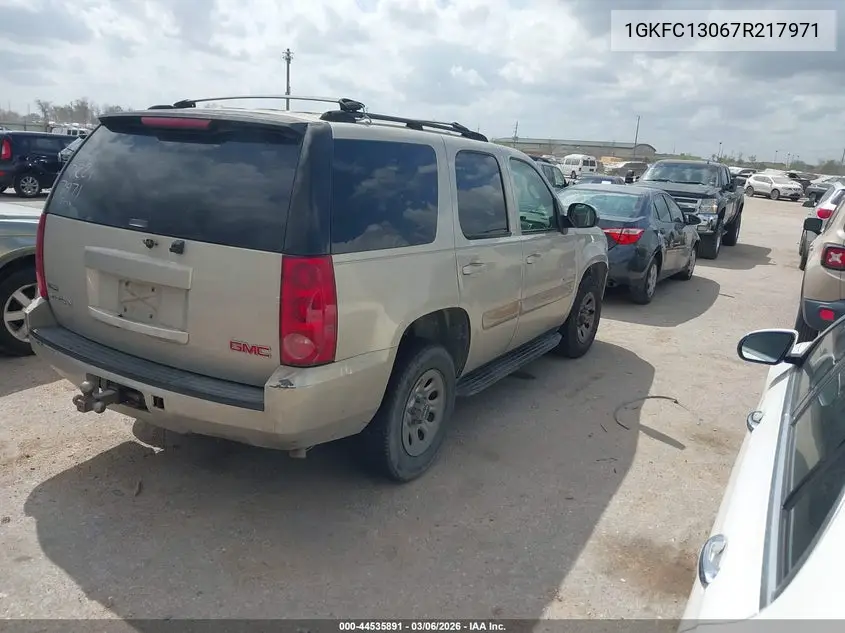 1GKFC13067R217971 2007 GMC Yukon Sle